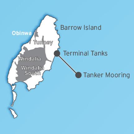 Barrow Island, Australia.  Taken from the Chevron Australia website.