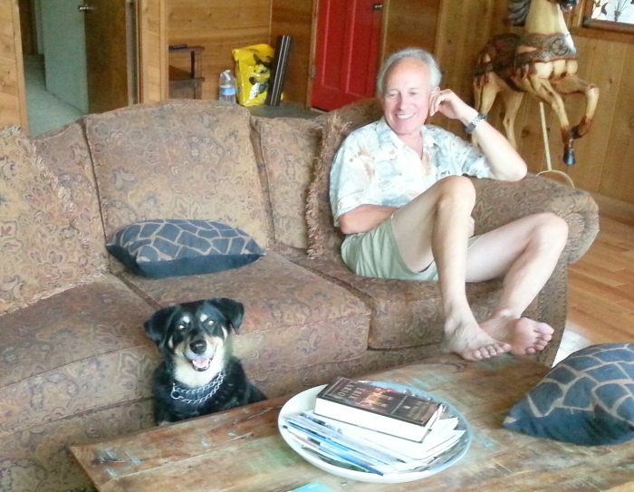 Picture taken by our guest Don Reeve of Hazel (and me) Wednesday afternoon.